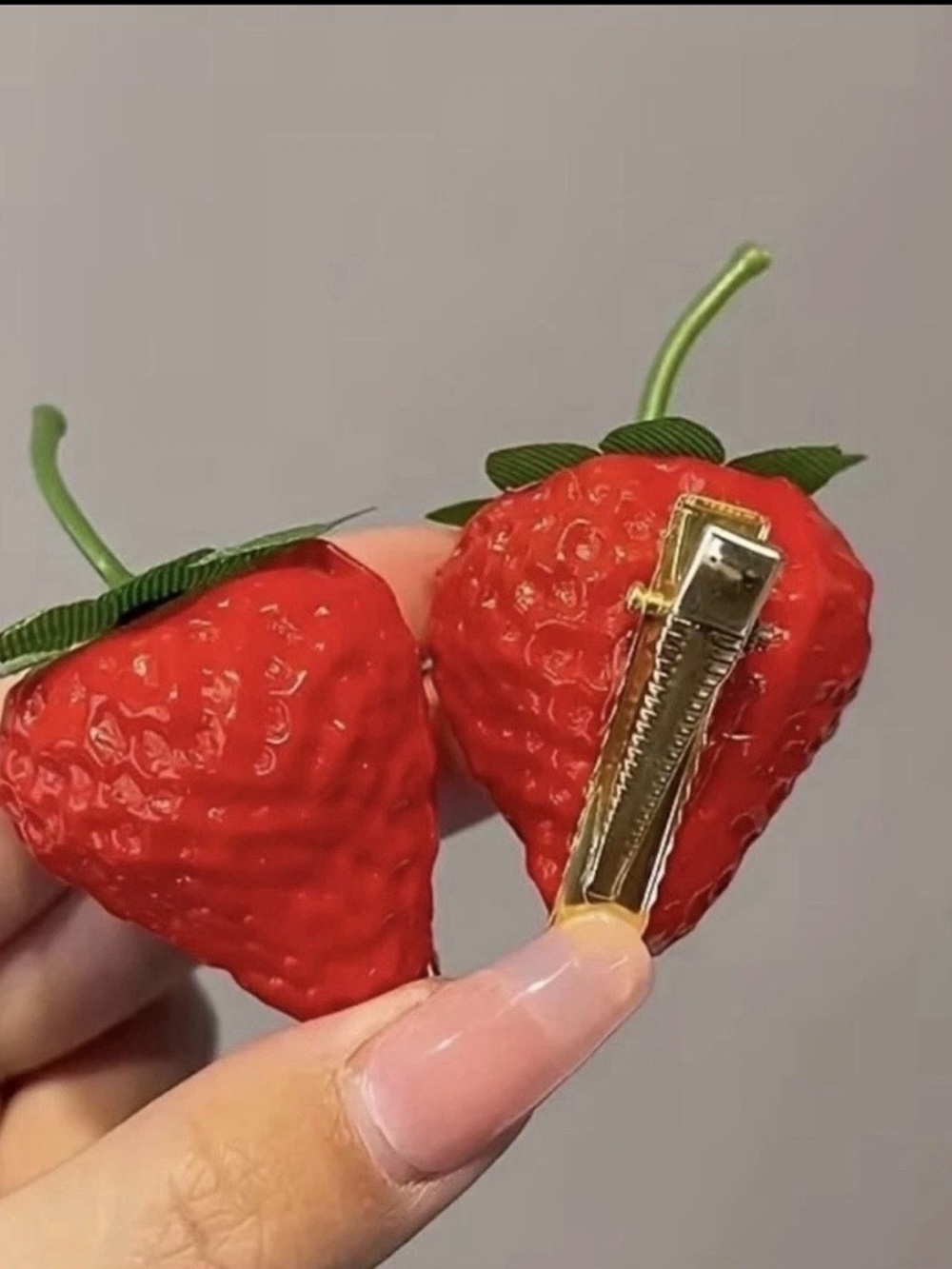 Strawberry Hair Clips